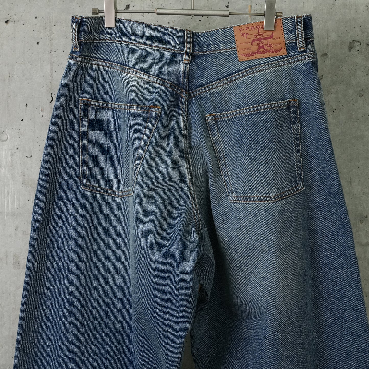 EVERGREEN PARIS' BEST PATCH JEANS / EVERGREEN VINTAGE BLUE