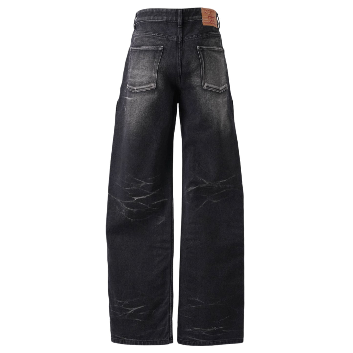 VELCRO MULTI PANEL JEANS / FADED BLACK