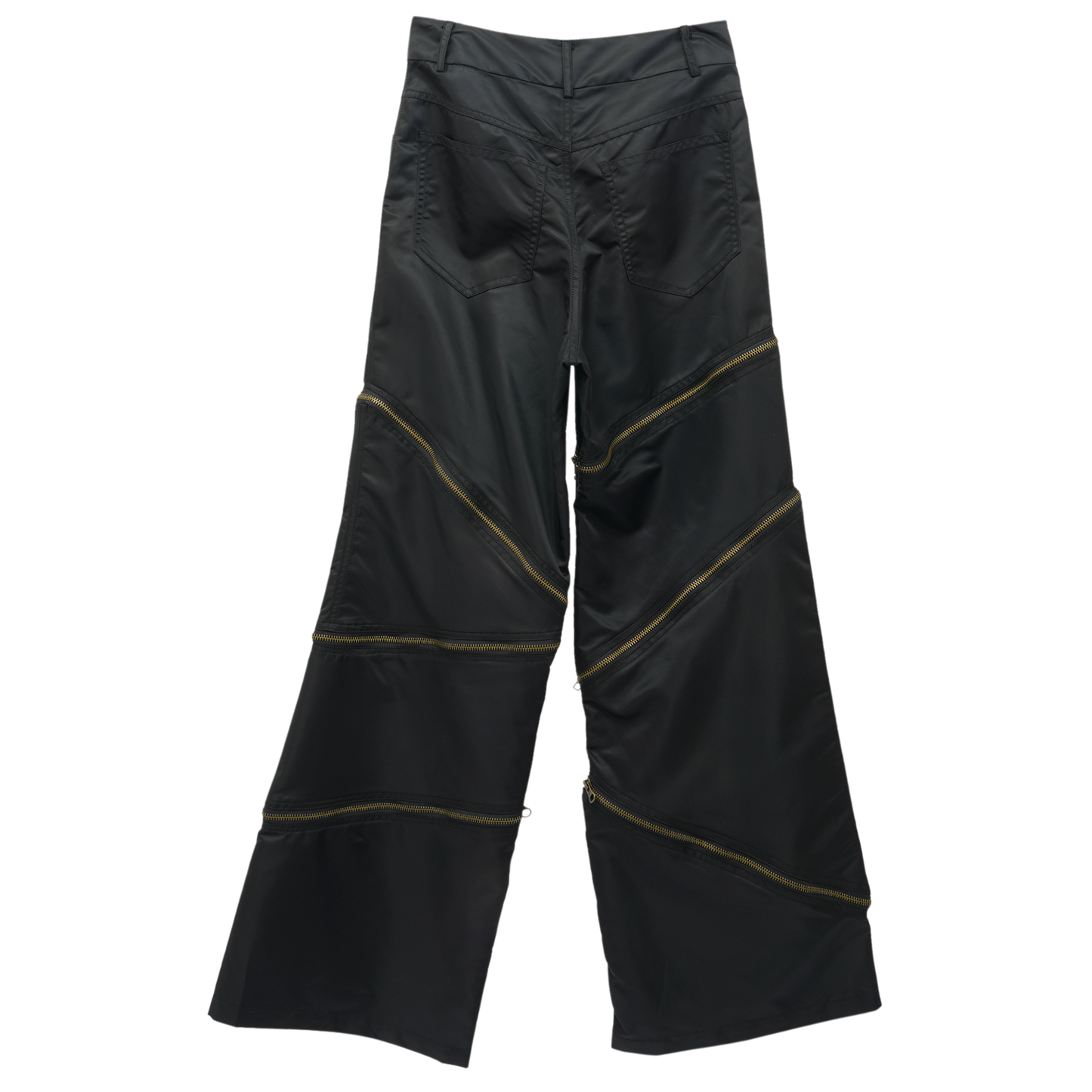 TWOTONE ZIP TROUSERS / BLACK GR8