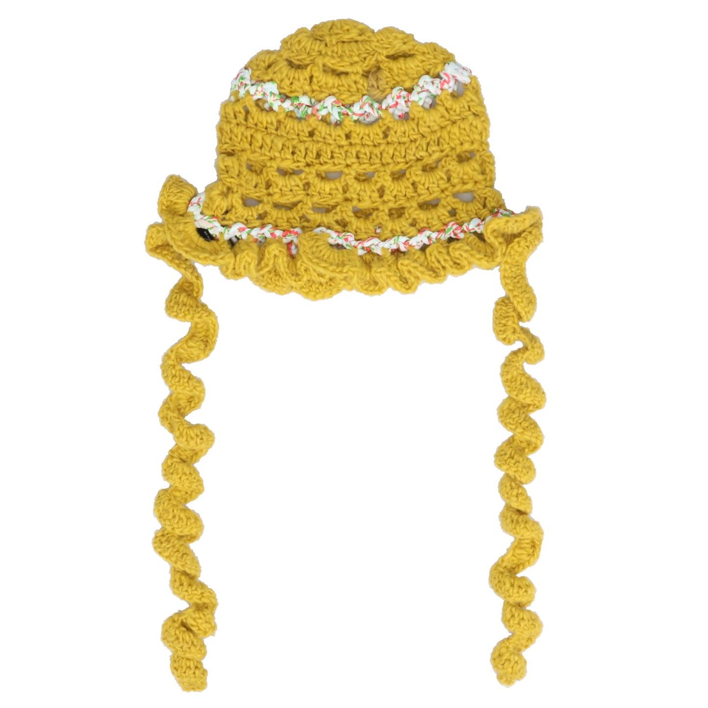 CROCHETED BEANIE / YELLOW