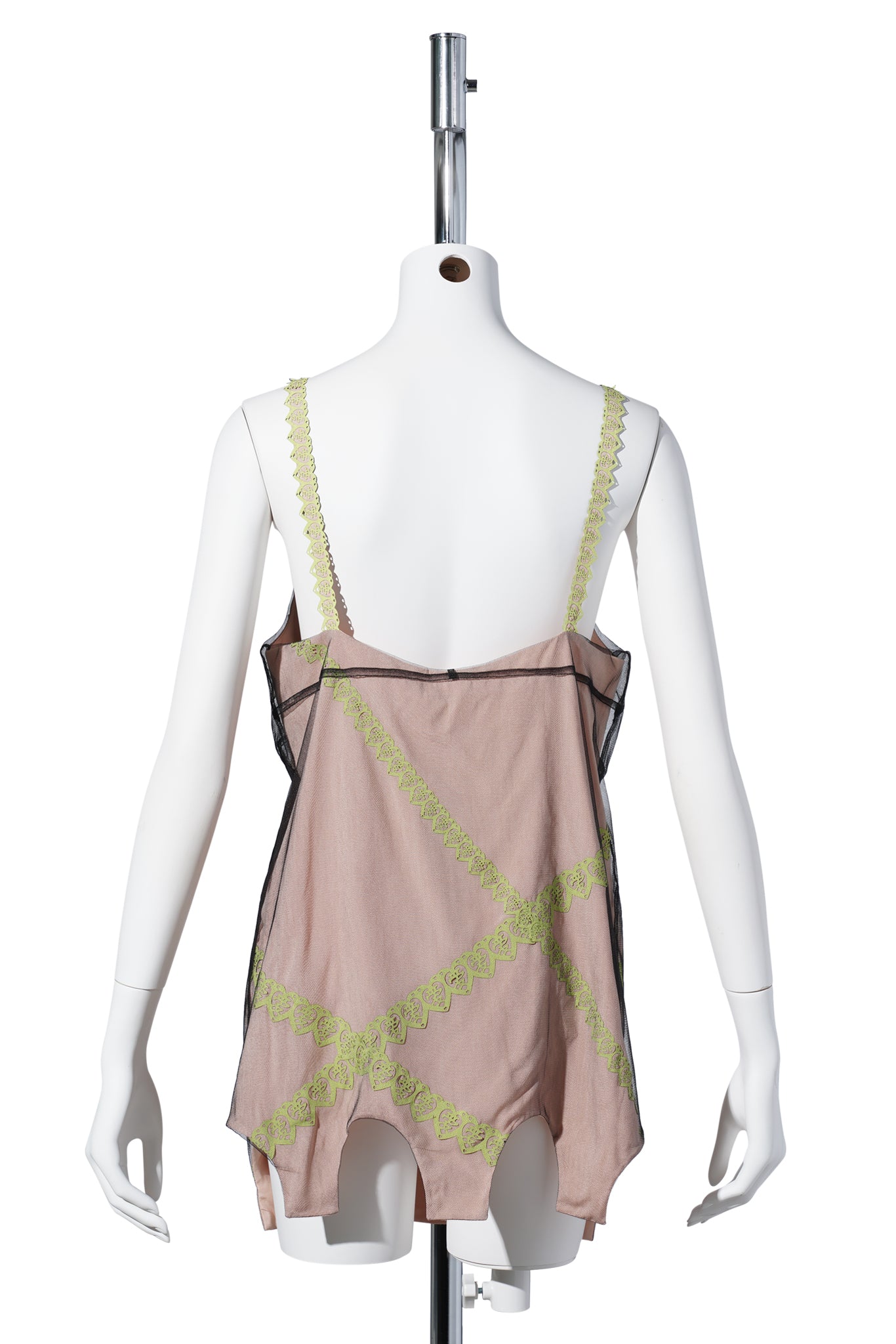FELINE CAMISOLE / BEIGE/YELLOW-GREEN