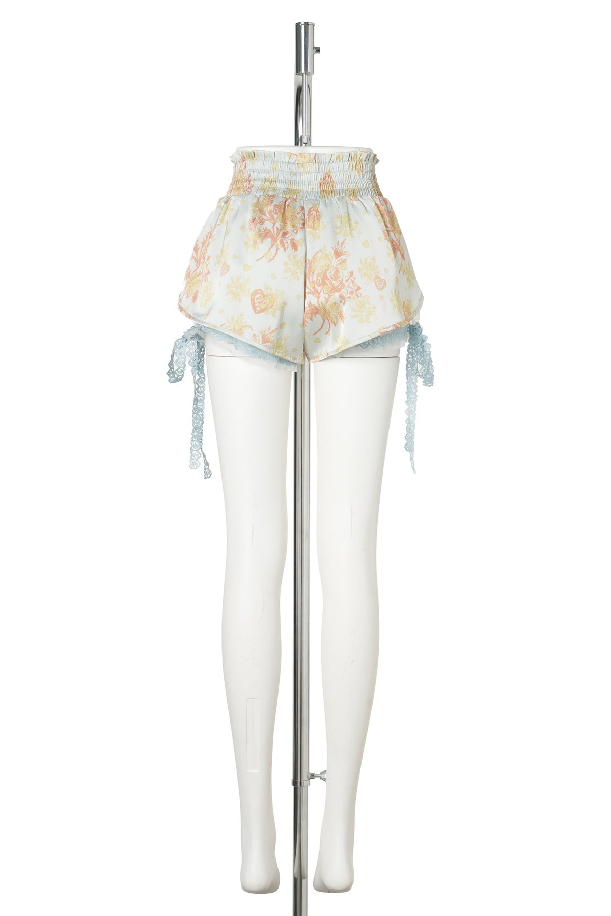 MINT ROSA HEART FLORAL LACE SHORTS / MINT/BUTTER/IVORY