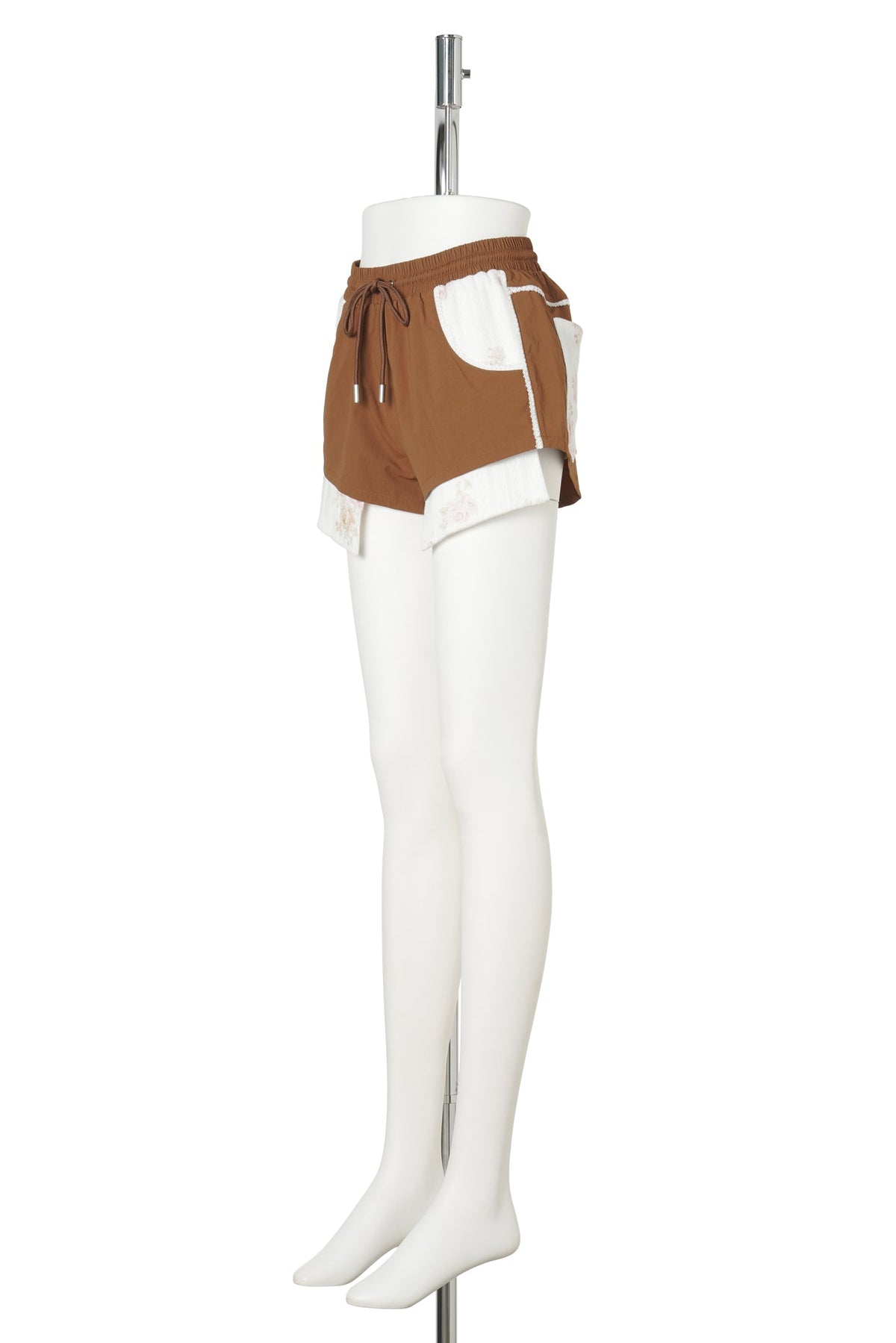RUST LAYERED / TRACK SHORT / RUST/IVORY
