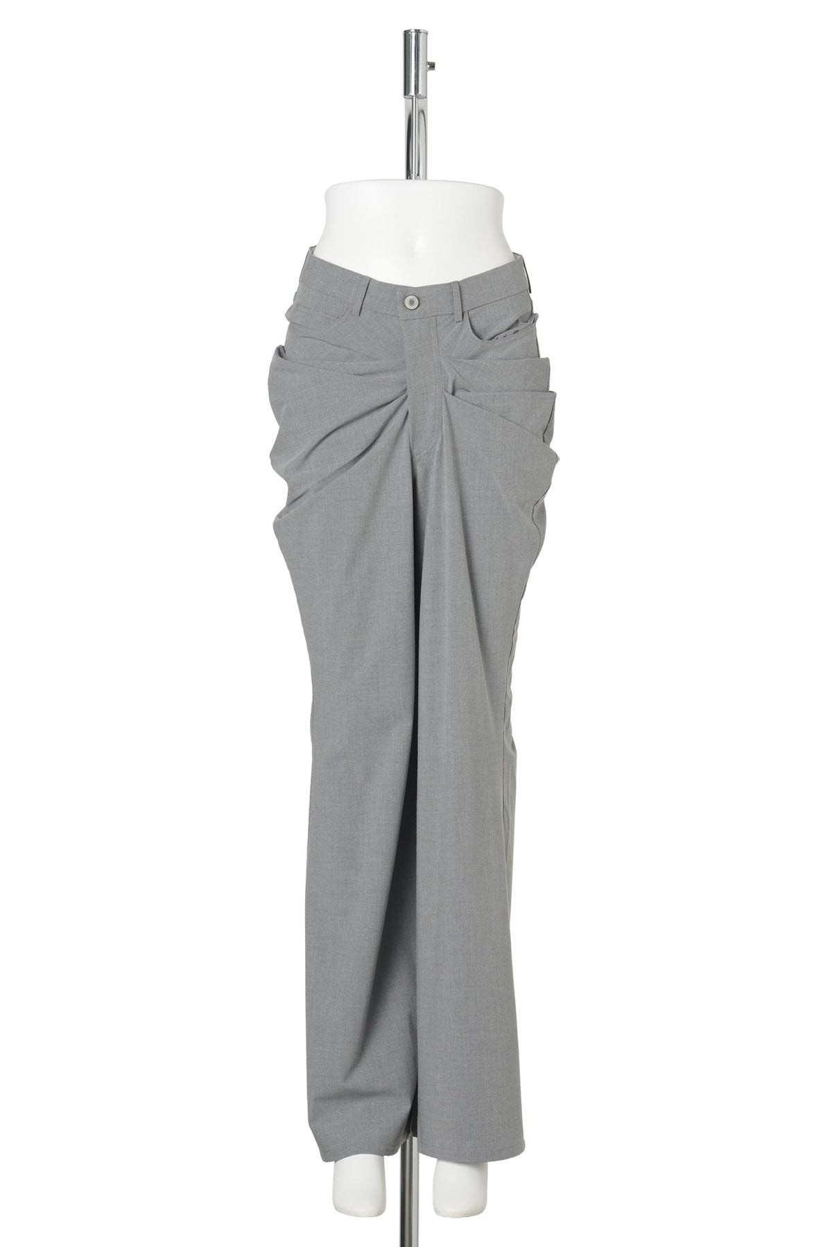 DRAPED TROUSERS / GREY