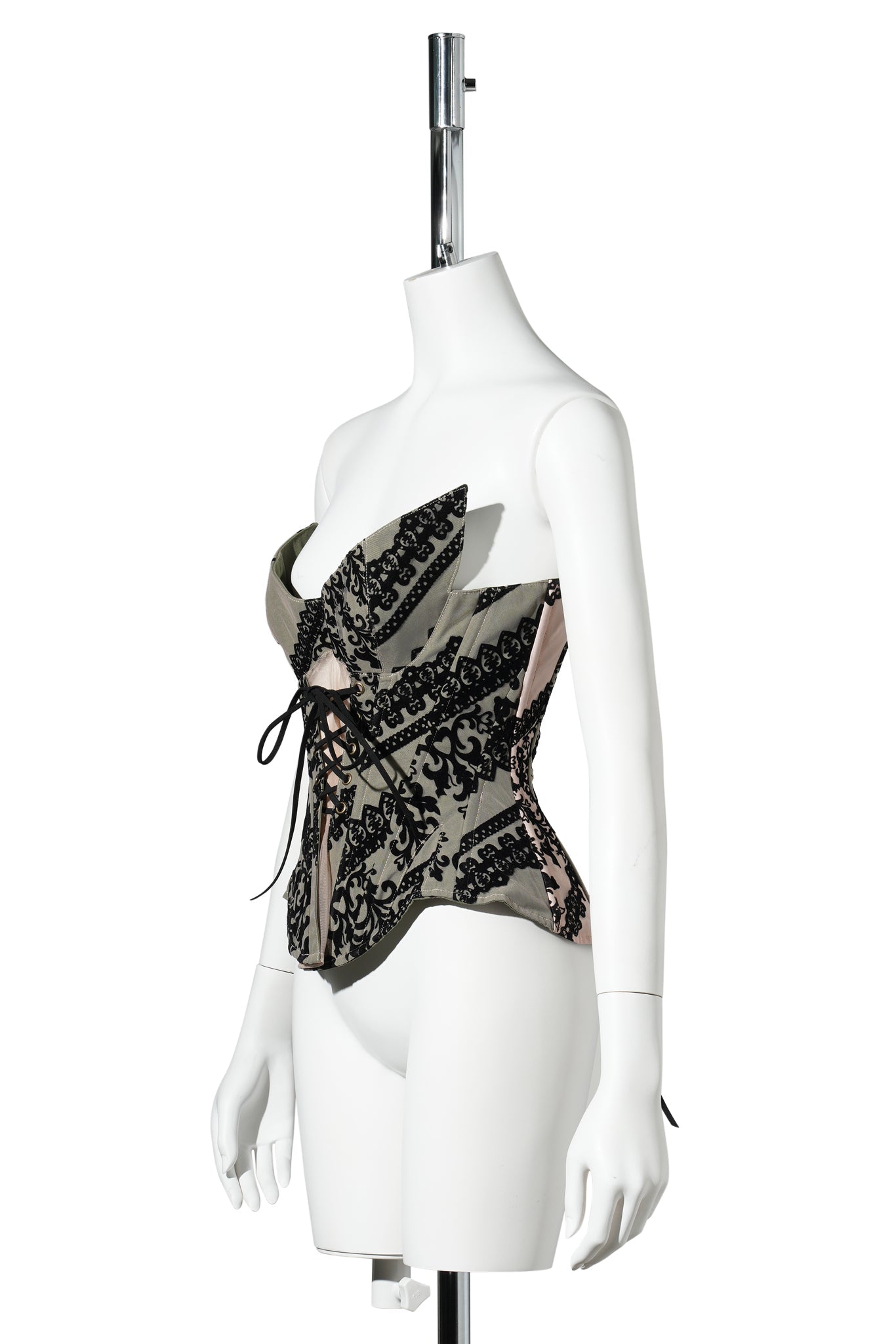 NIGHT GARDEN CORSET / OLIVE
