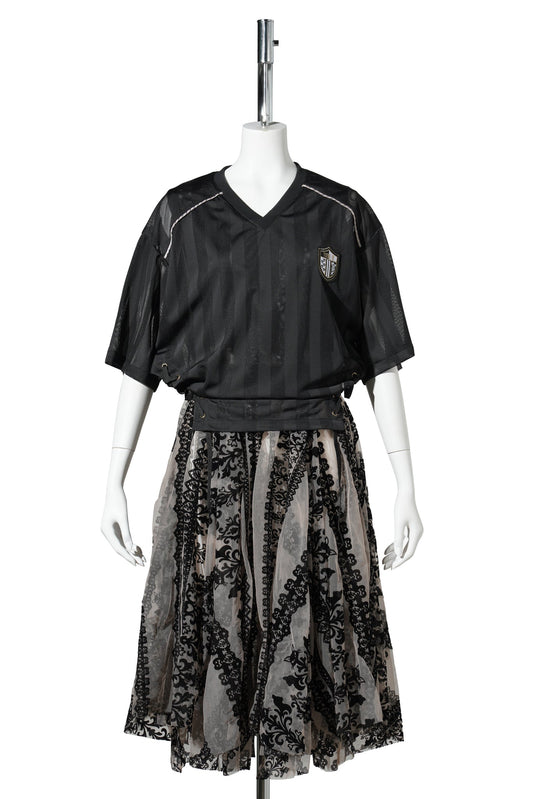 SPORT TULLE ENSEMBLE / BLUE/NUDE