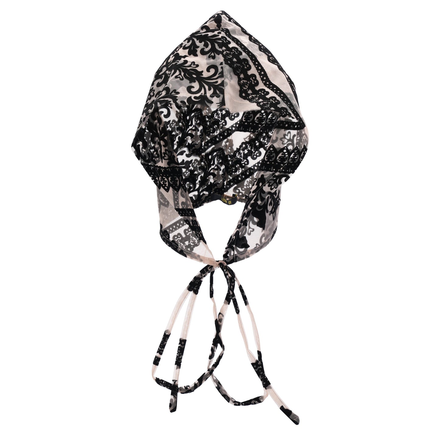 VELVET TRACERY HOOD / NUDE