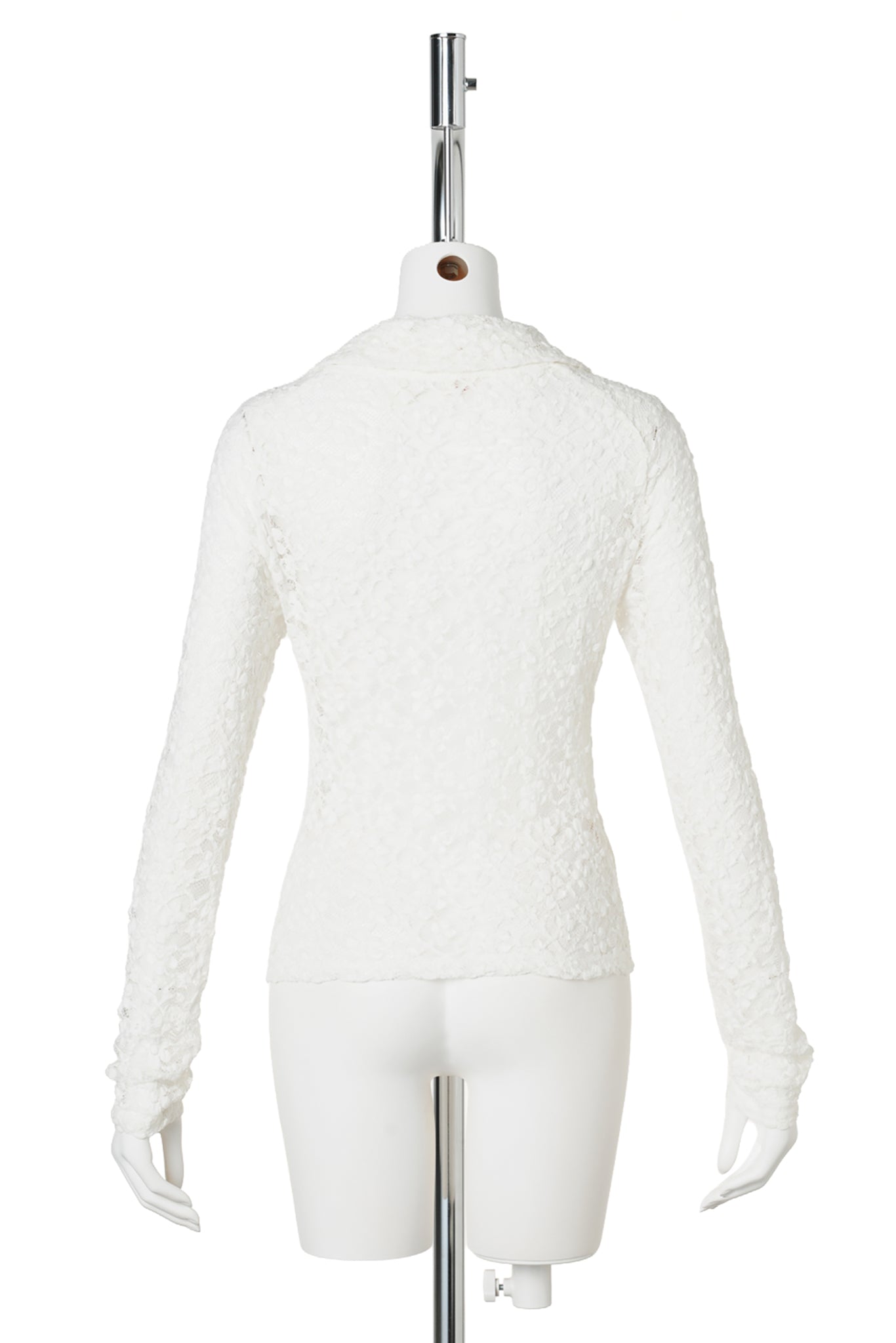 LACED UP BODICE TOP / WHITE