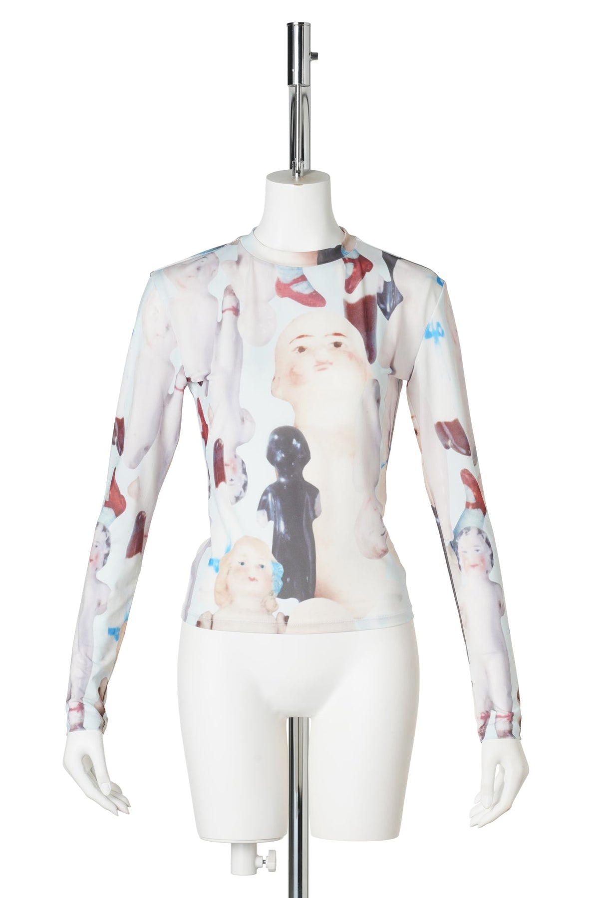 CERAMIC DOLL PRINT TOP / CERAMIC DOLL PRINT