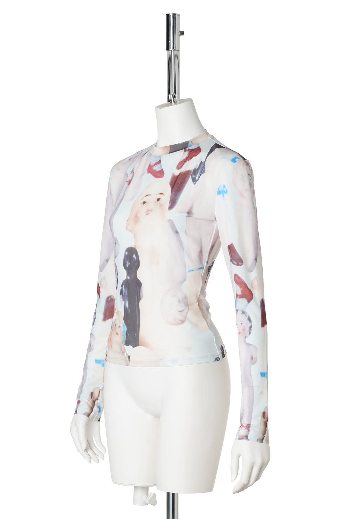 CERAMIC DOLL PRINT TOP / CERAMIC DOLL PRINT