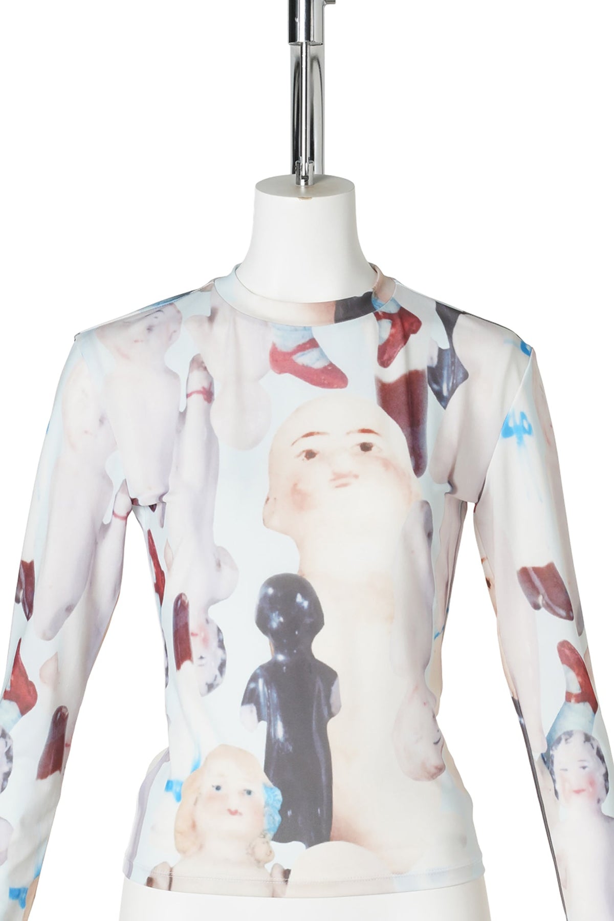 CERAMIC DOLL PRINT TOP / CERAMIC DOLL PRINT