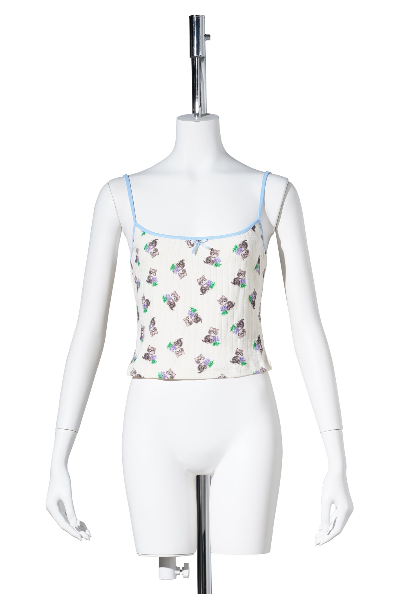 PURR KITTY PRINT CAMI / KITTY PRINT