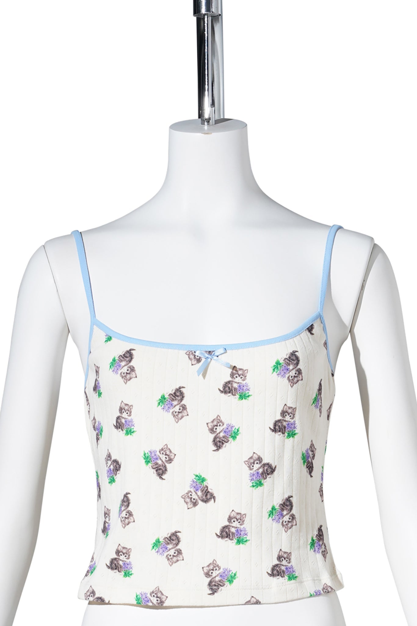 PURR KITTY PRINT CAMI / KITTY PRINT