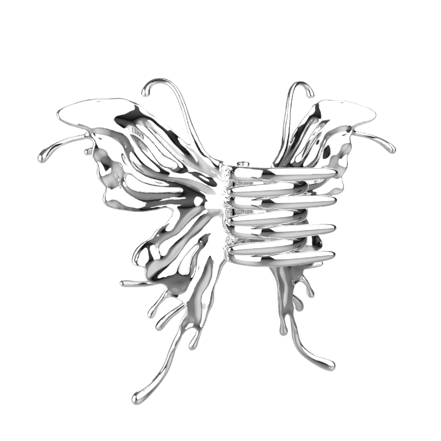 BUTTERFLY HAIR CLIP / SILVER