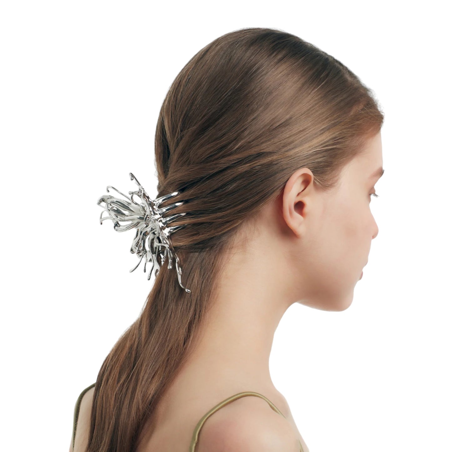 BUTTERFLY HAIR CLIP / SILVER