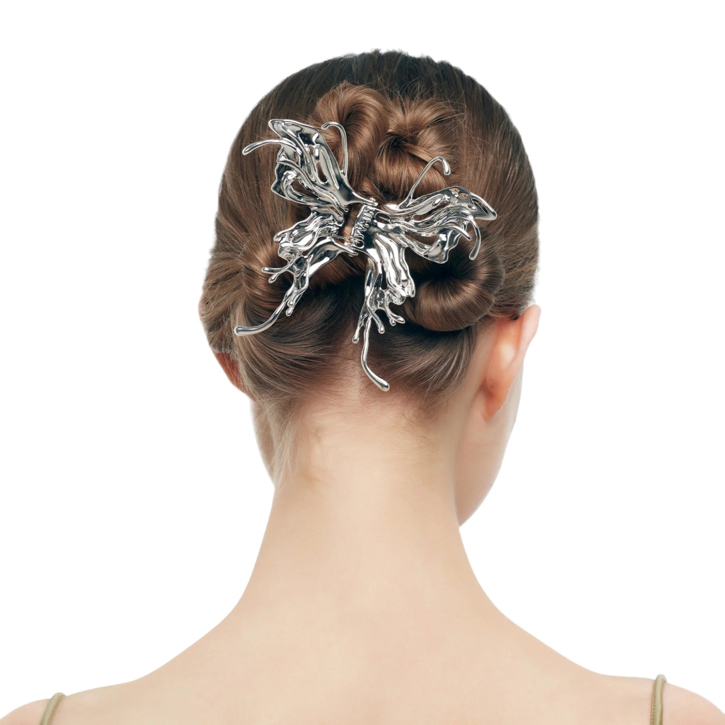 BUTTERFLY HAIR CLIP / SILVER