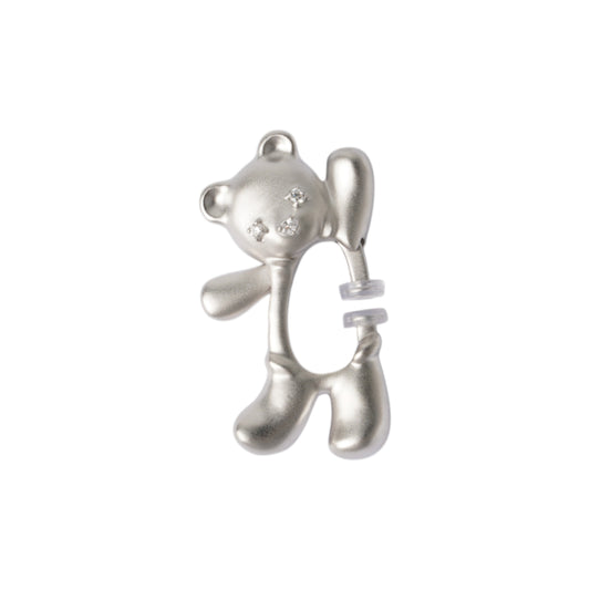 CLASP EARRINGS / SILVER