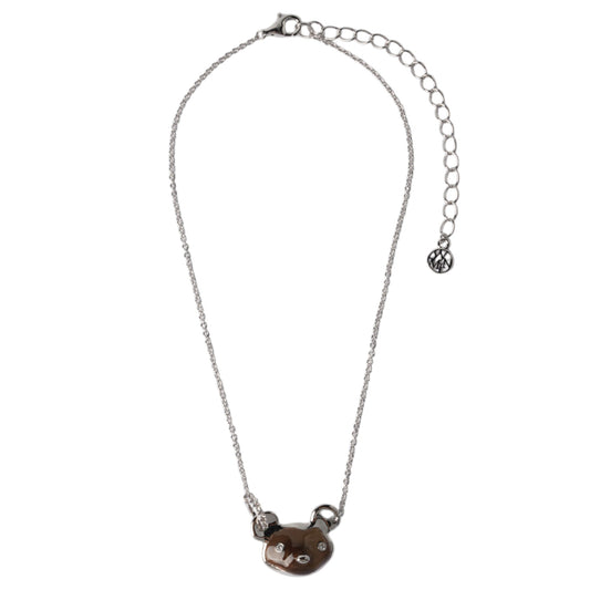 RESIN COATING UGLY BEAR PENDANT / BROWN