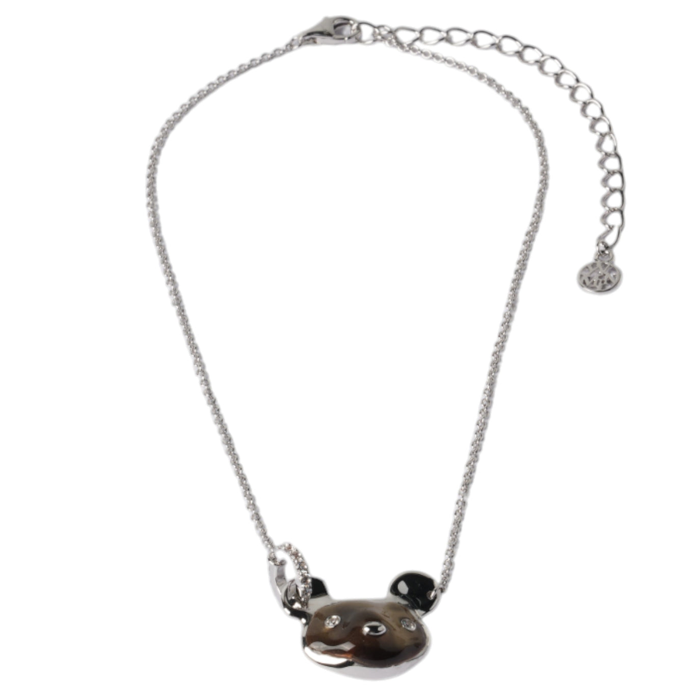 RESIN COATING UGLY BEAR PENDANT / BROWN