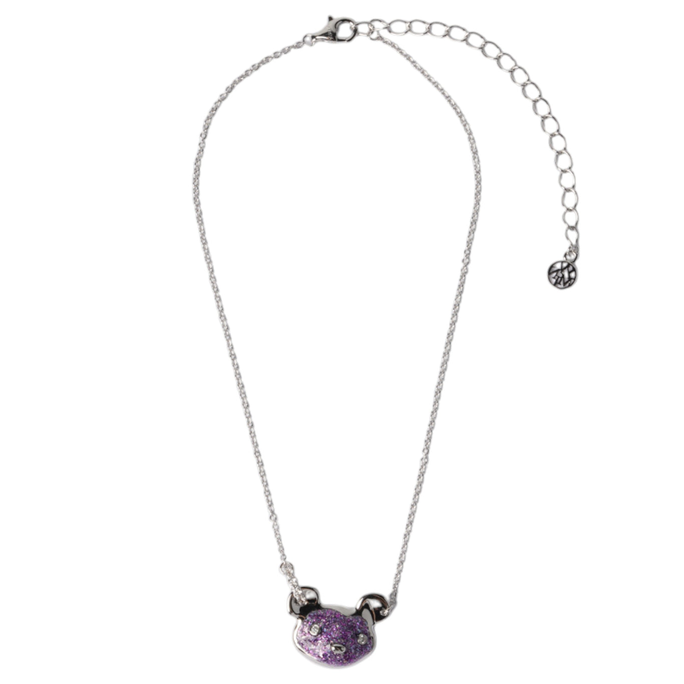 RESIN COATING UGLY BEAR PENDANT / PURPLE