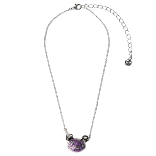 RESIN COATING UGLY BEAR PENDANT / PURPLE