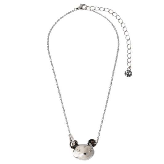 RESIN COATING UGLY BEAR PENDANT / WHITE