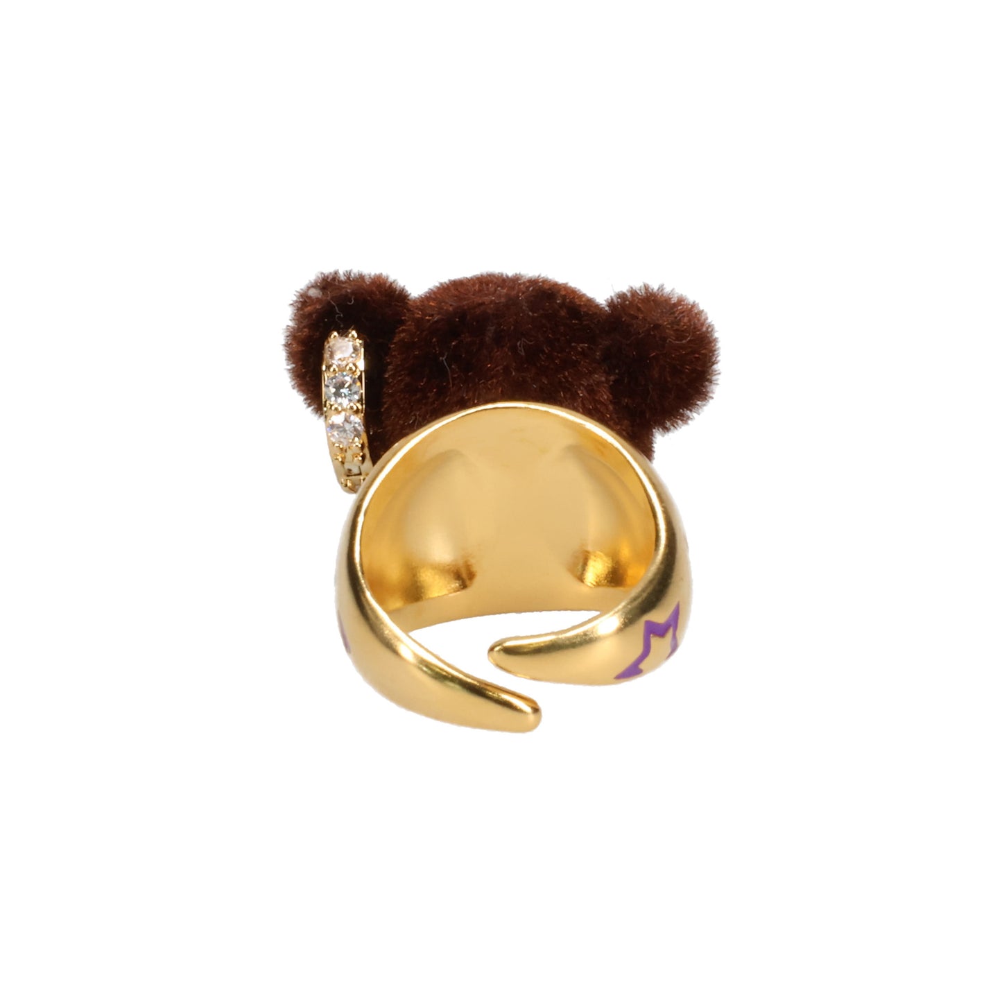 LOVE BEAR RING SET - O / BROWN