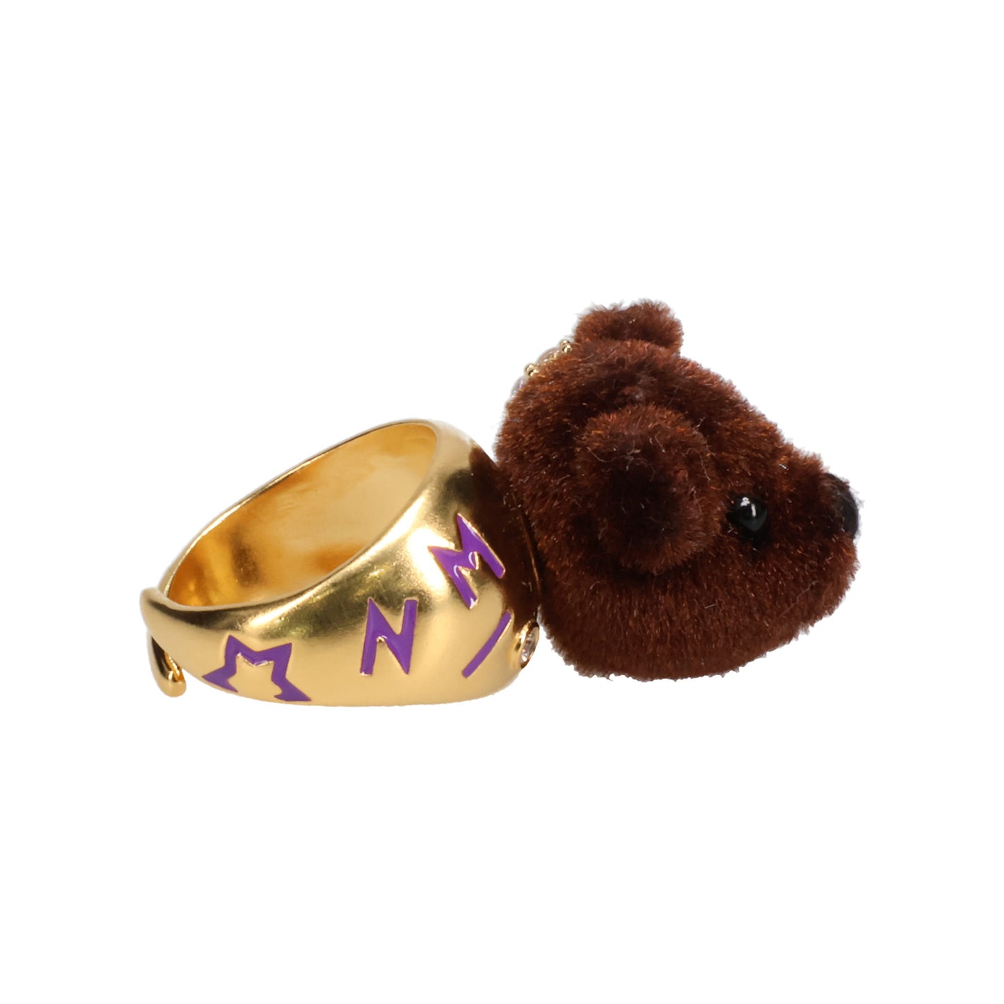 LOVE BEAR RING SET - O / BROWN