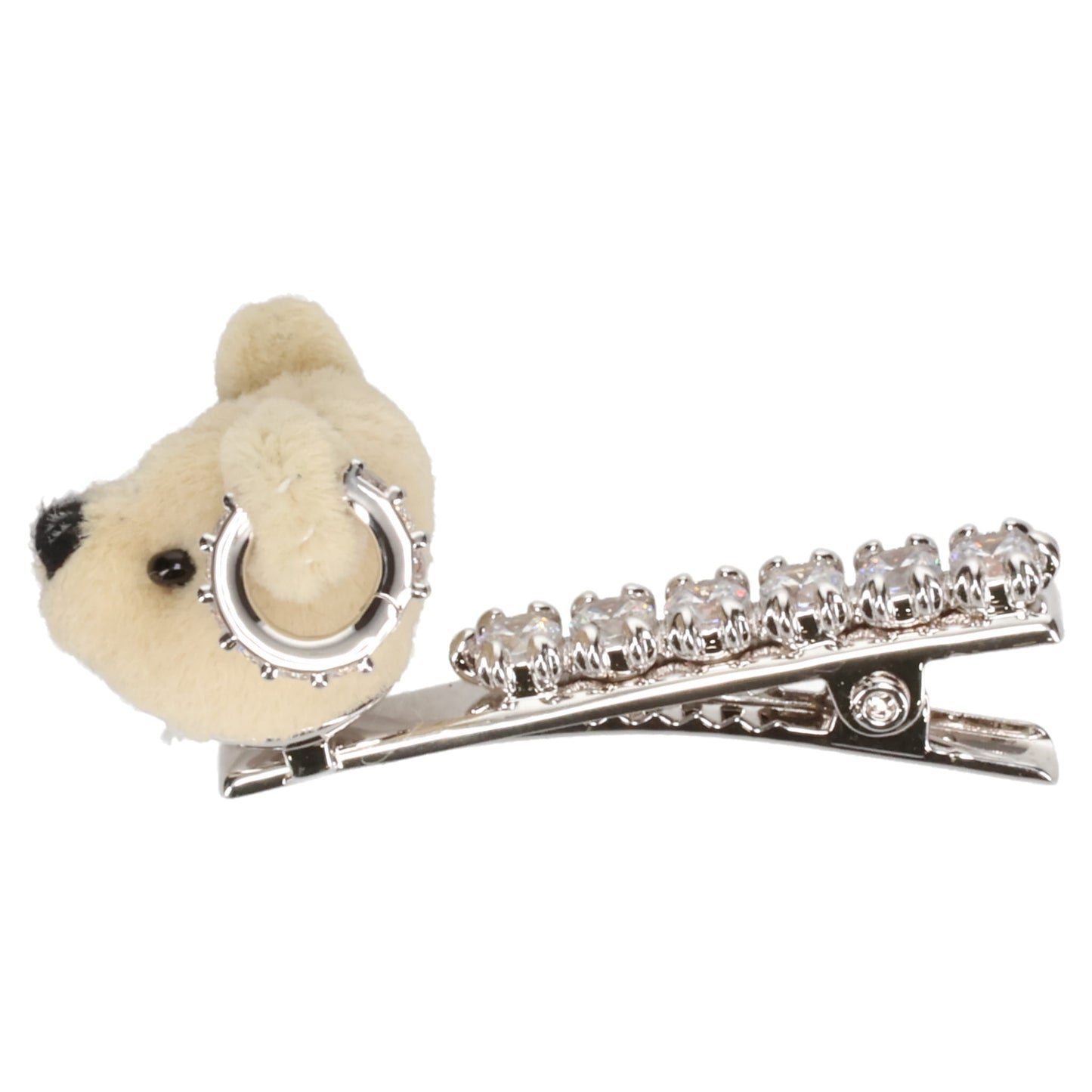 LOVE BEAR HAIR CLIP - O / LIGHT BROWN