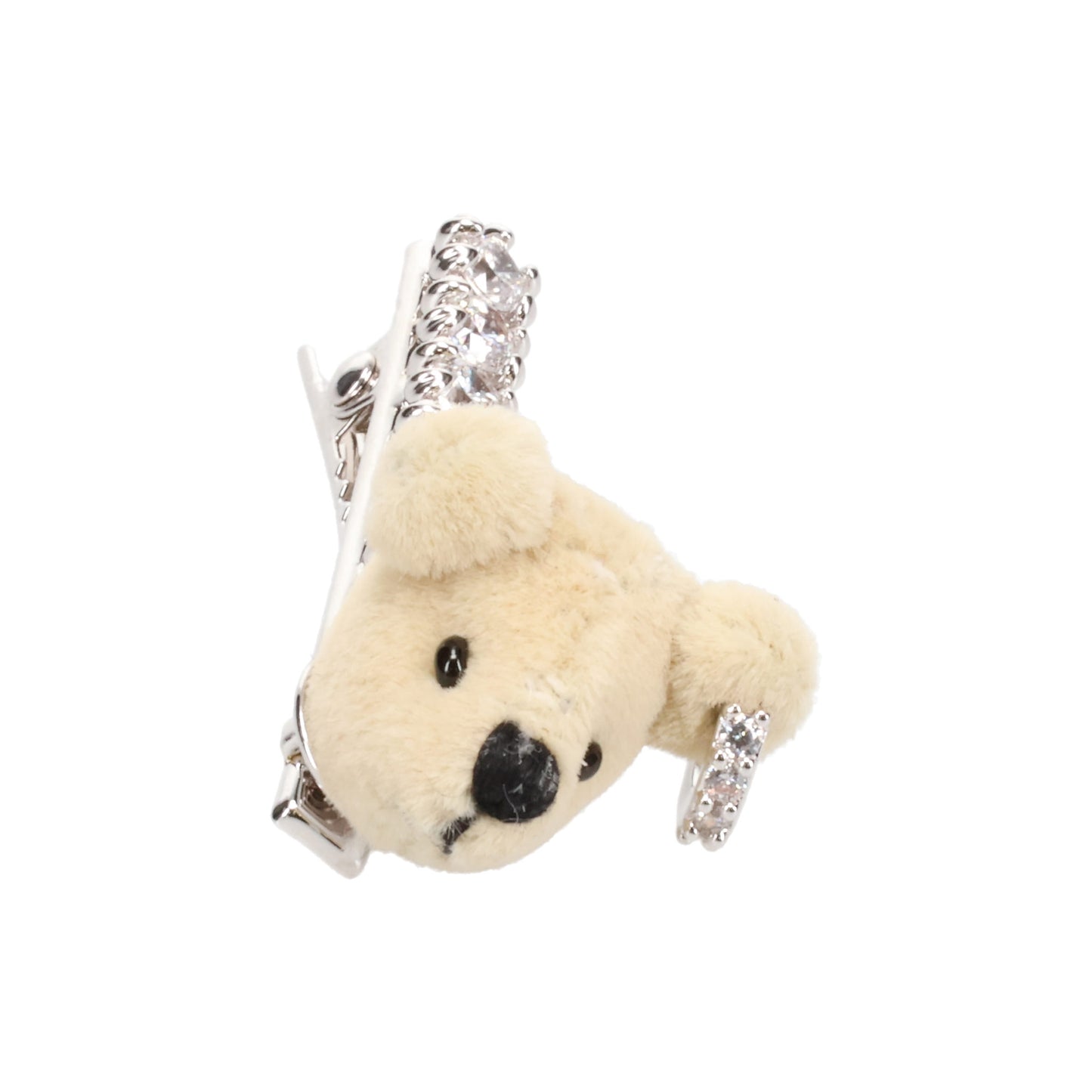 LOVE BEAR HAIR CLIP - O / LIGHT BROWN