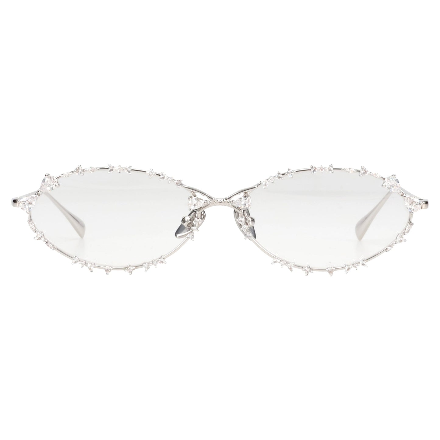GEMSTONE PATCH UP GLASSES / SILVER