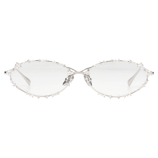 GEMSTONE PATCH UP GLASSES / SILVER