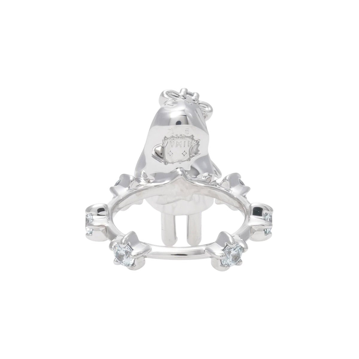 MINI GIRL STAR RING / BLUE