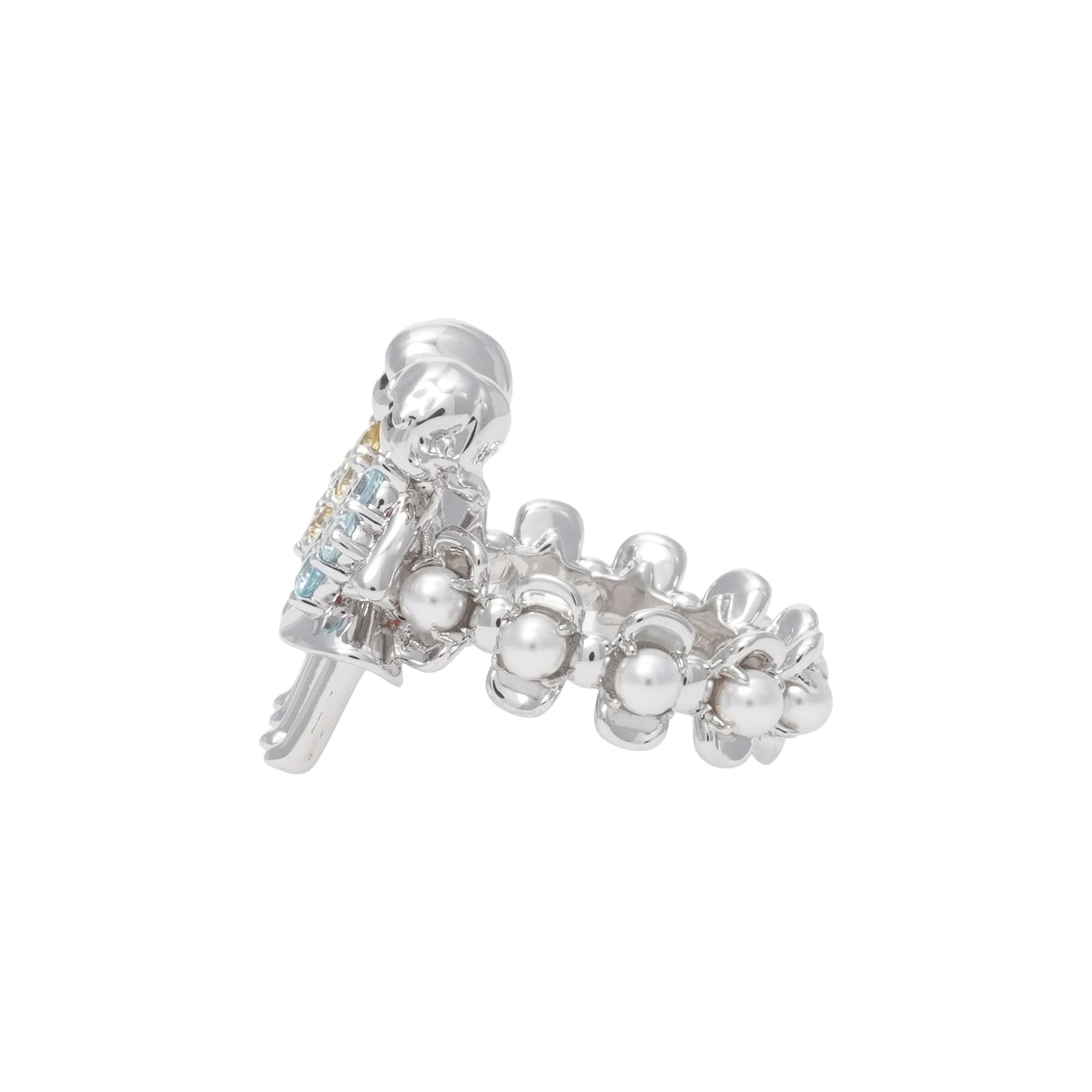MINI TWINS GIRL RING / SILVER