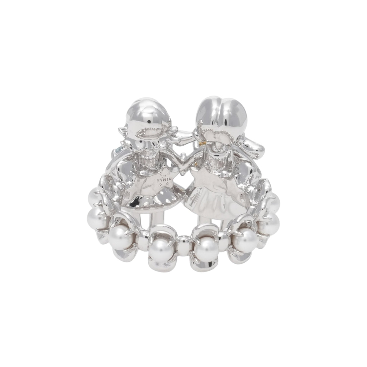 MINI TWINS GIRL RING / SILVER