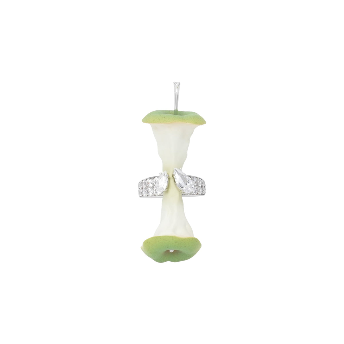 SPIN APPLE CORE RING / GREEN