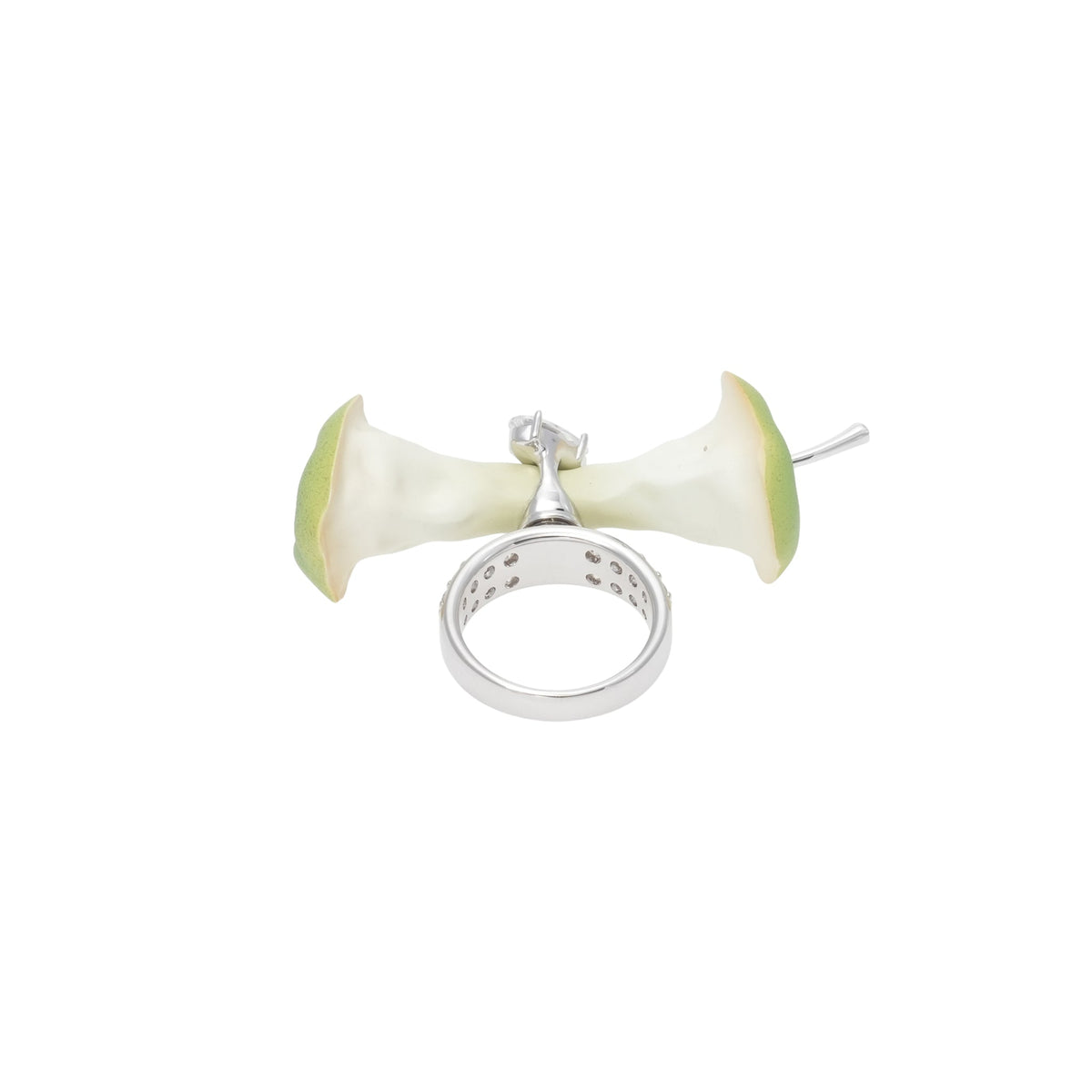 SPIN APPLE CORE RING / GREEN