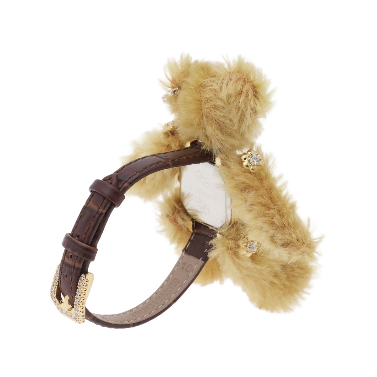 PLUSH BEAR WATCH / GOLD