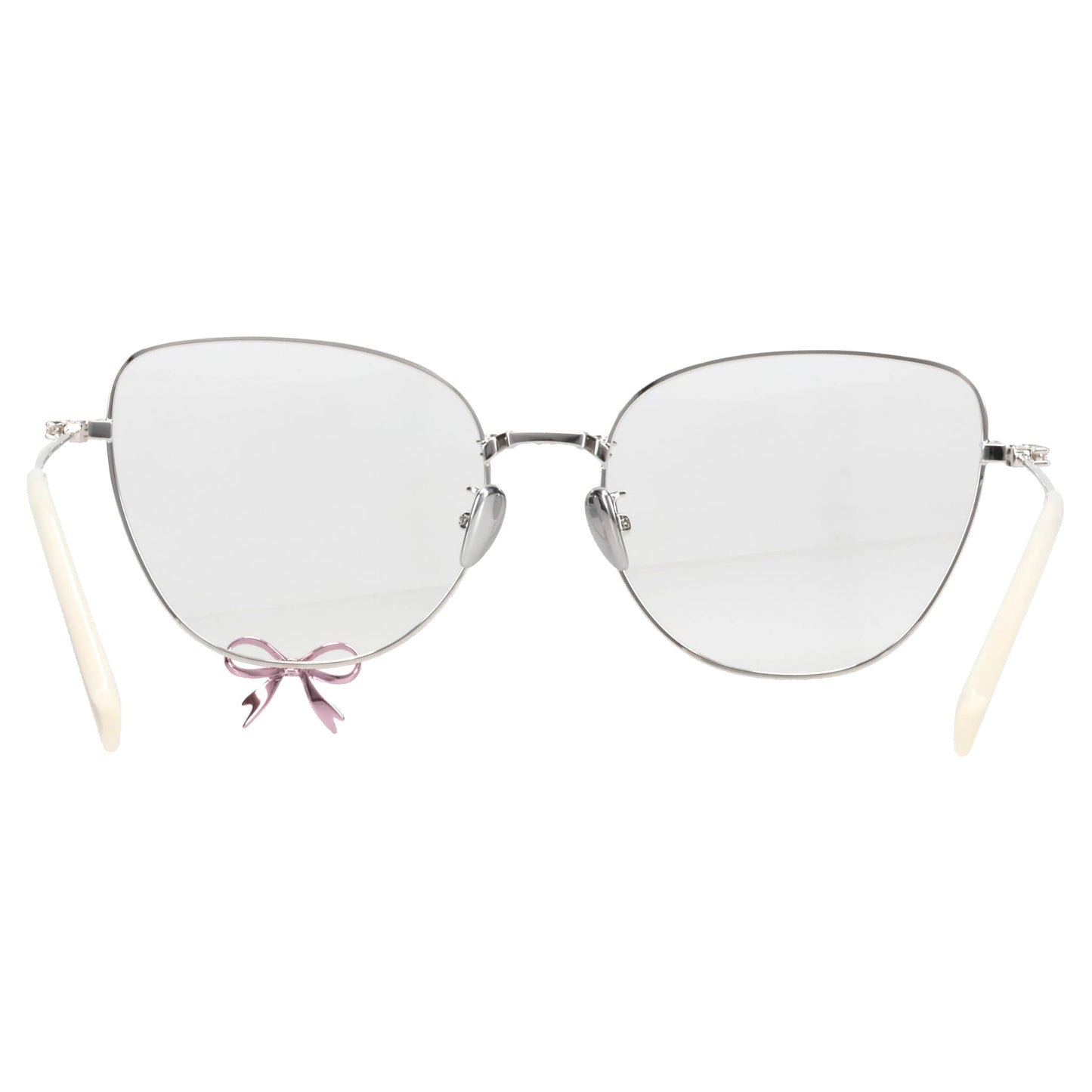 METAL BOWKNOT GLASSES / PINK