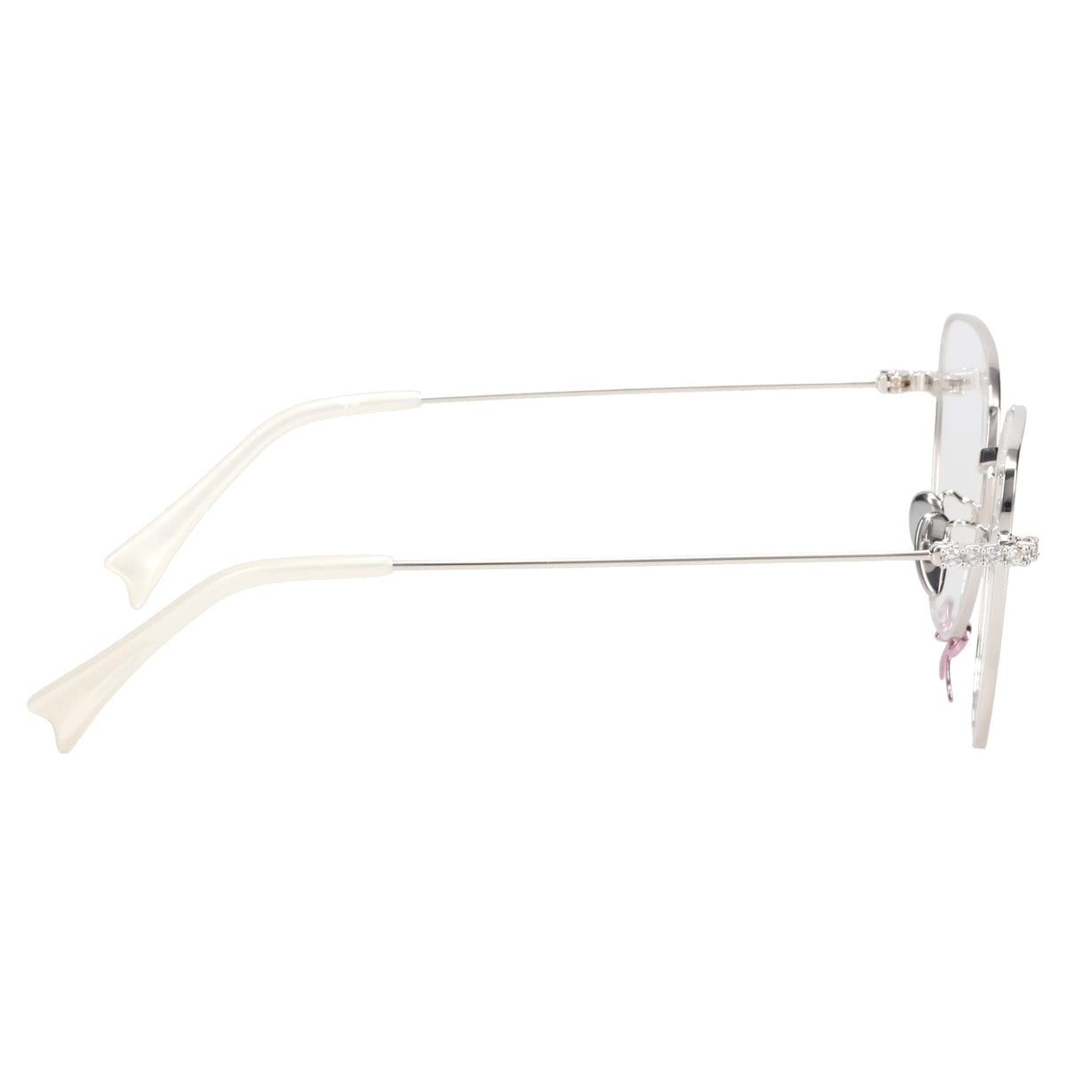 METAL BOWKNOT GLASSES / PINK