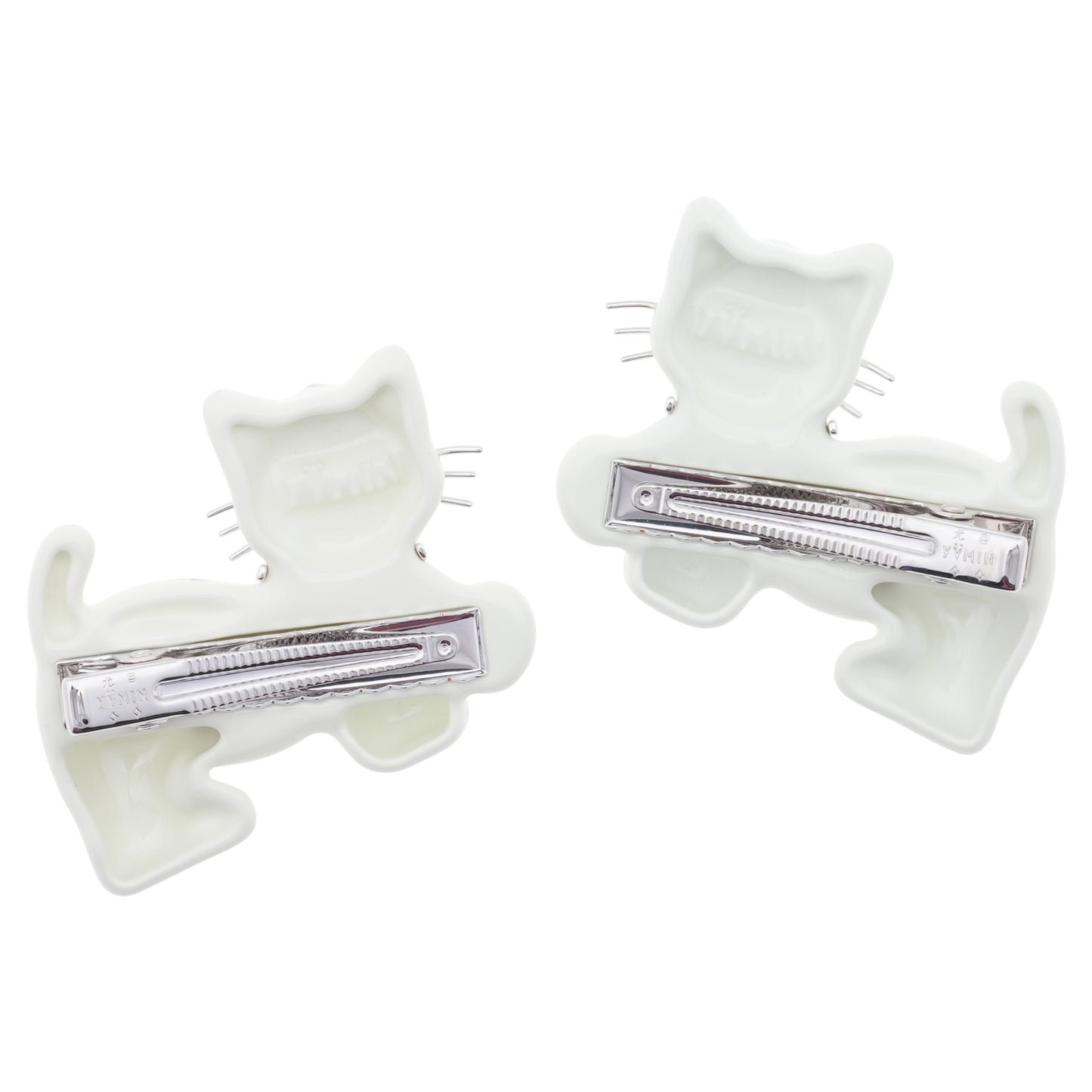 KITTEN HAIR CLIP / WHITE