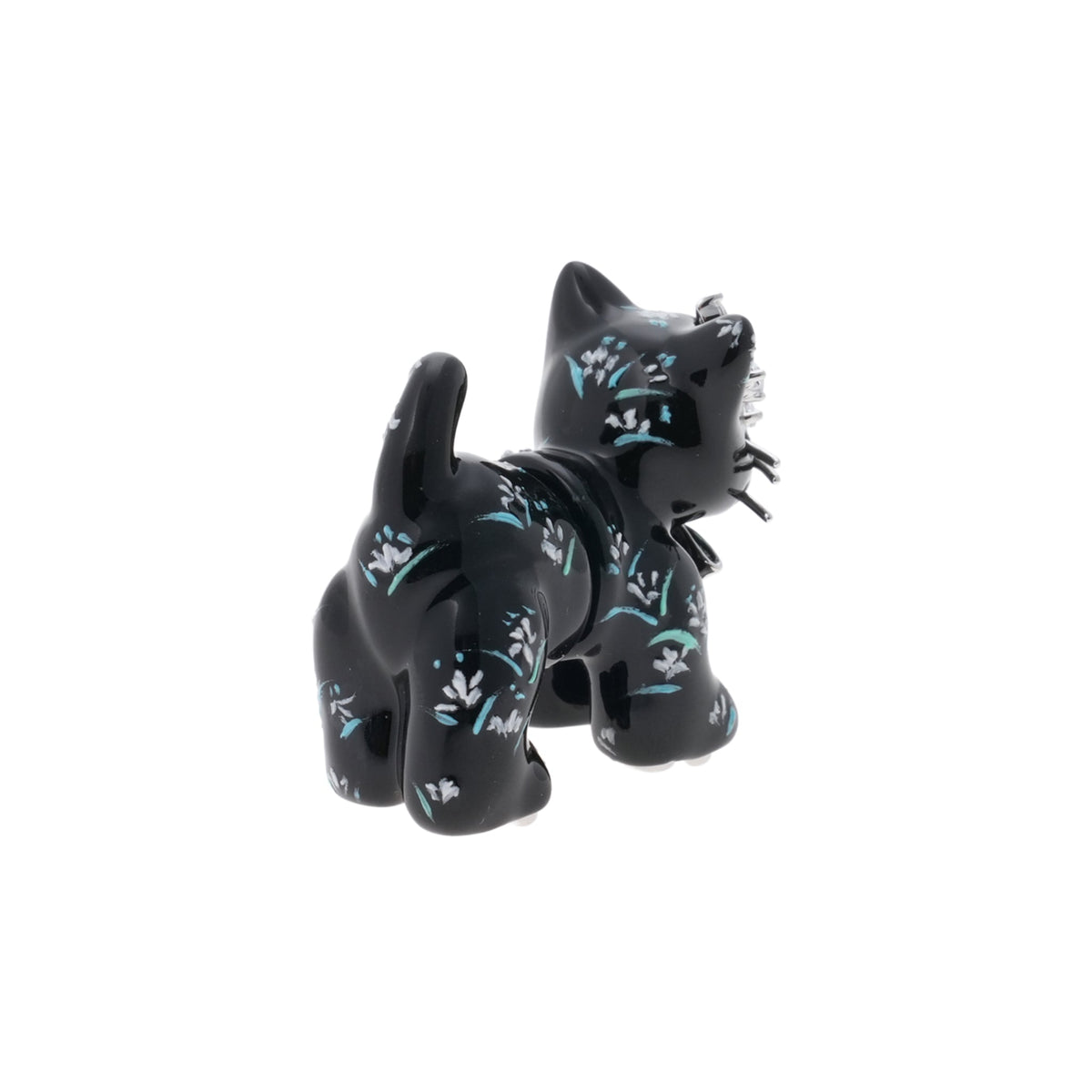 SPLIT KITTEN EARRING / BLACK