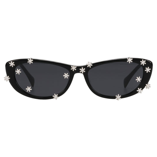 FLOWER SUNGLASSES / BLACK