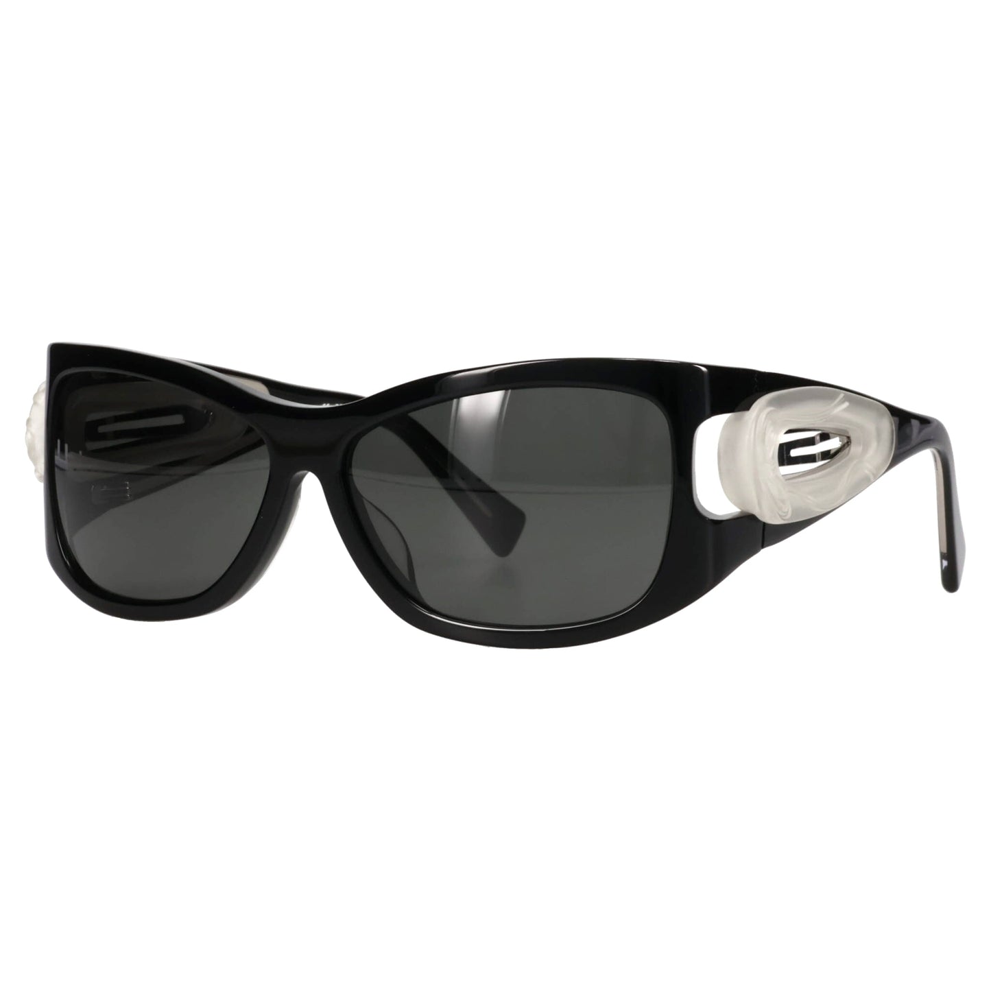 HAIR CLIP SUNGLASSES / TRANSPARENT