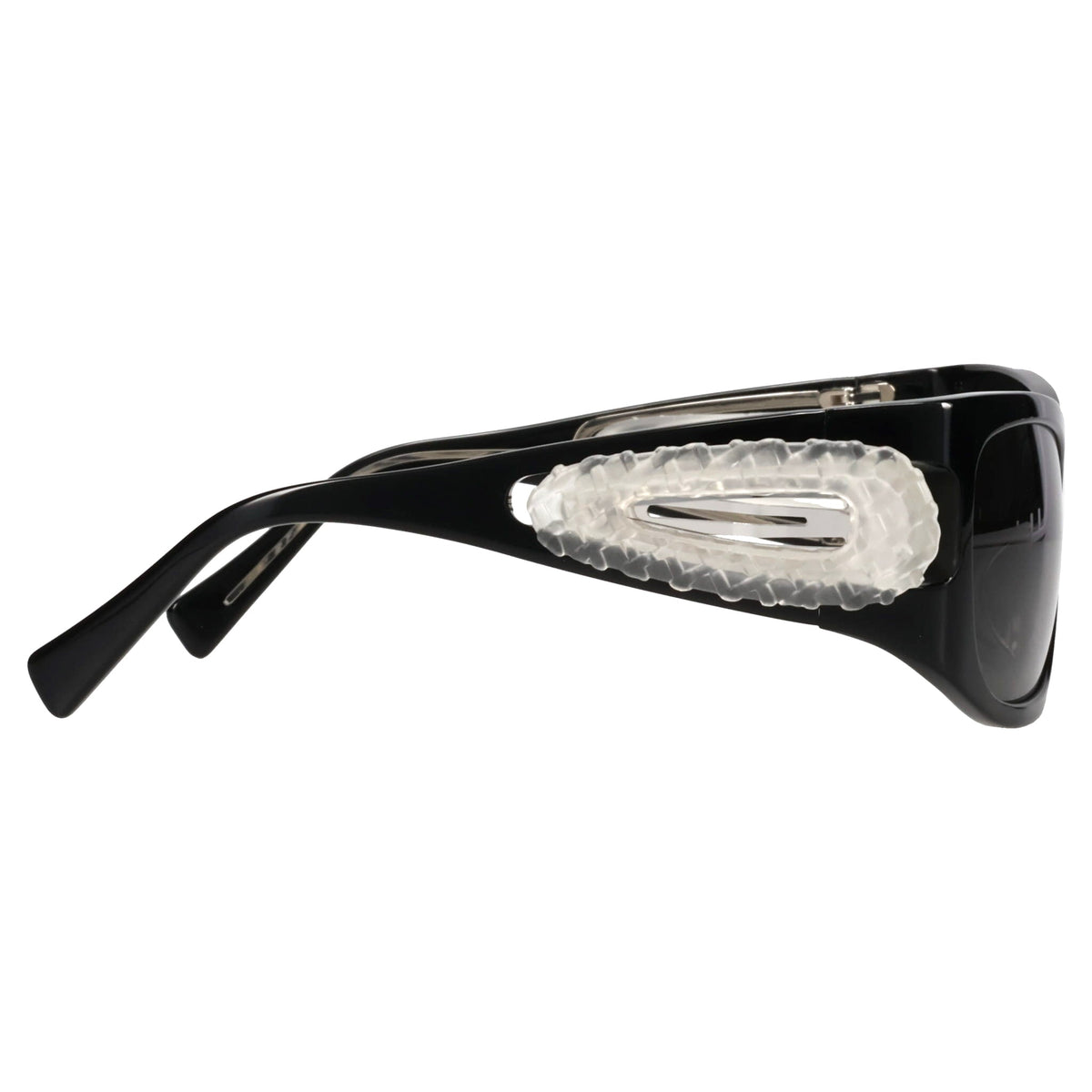 HAIR CLIP SUNGLASSES / TRANSPARENT
