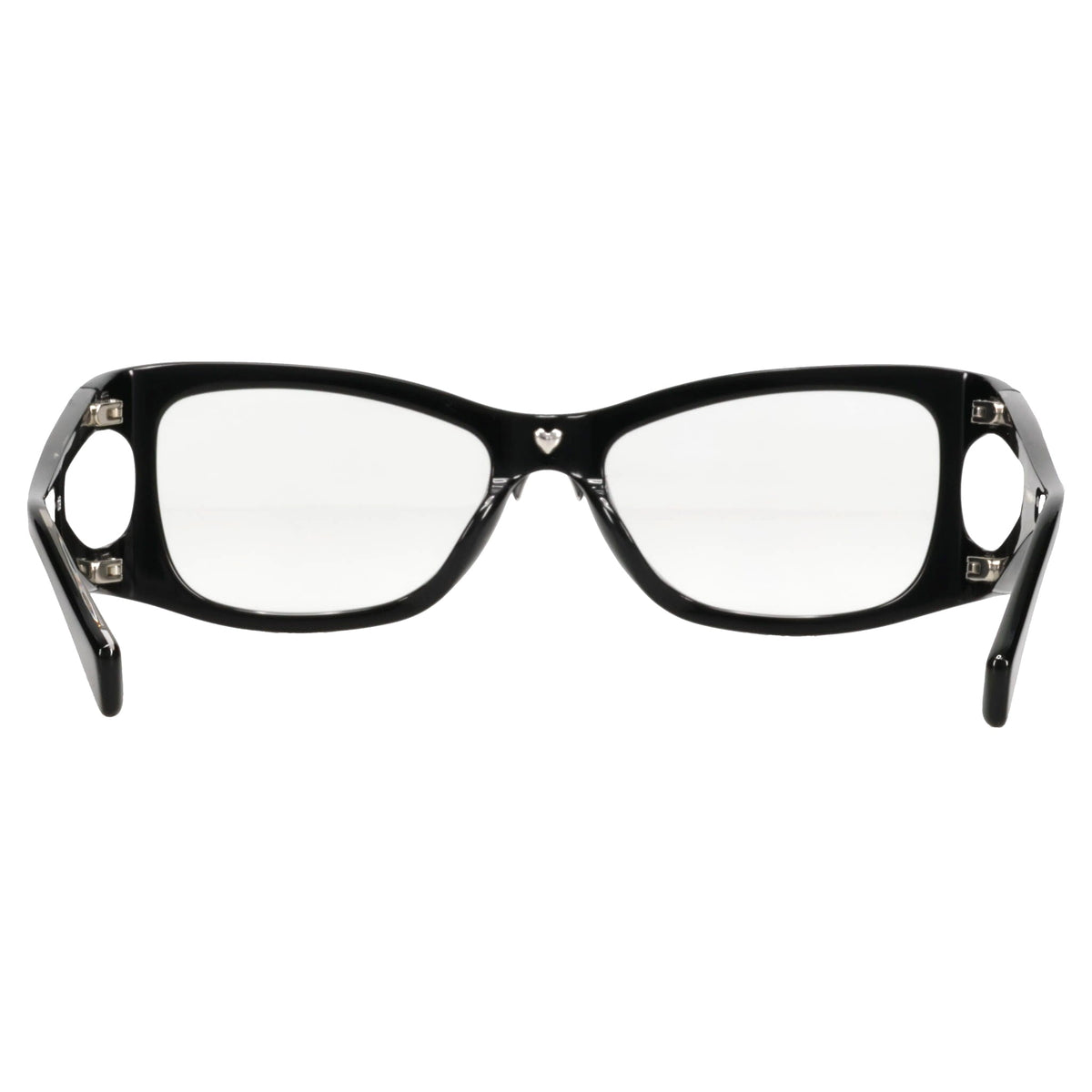 BOWKNOT HAIR CLIP GLASSES / BLACK