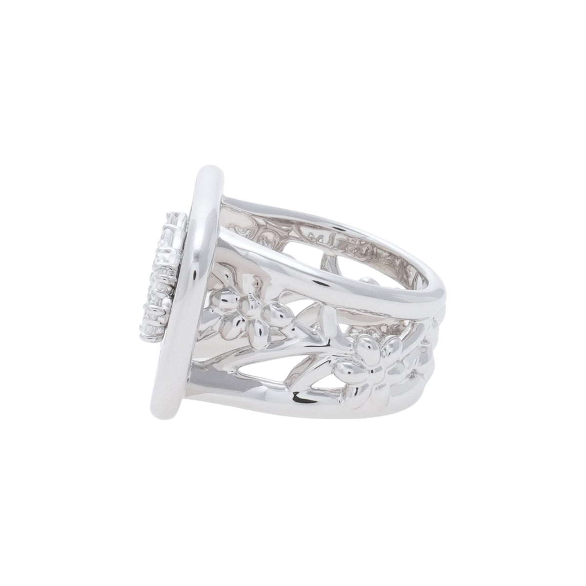 MIRROR BOWKNOT RING / TRANSPARENT