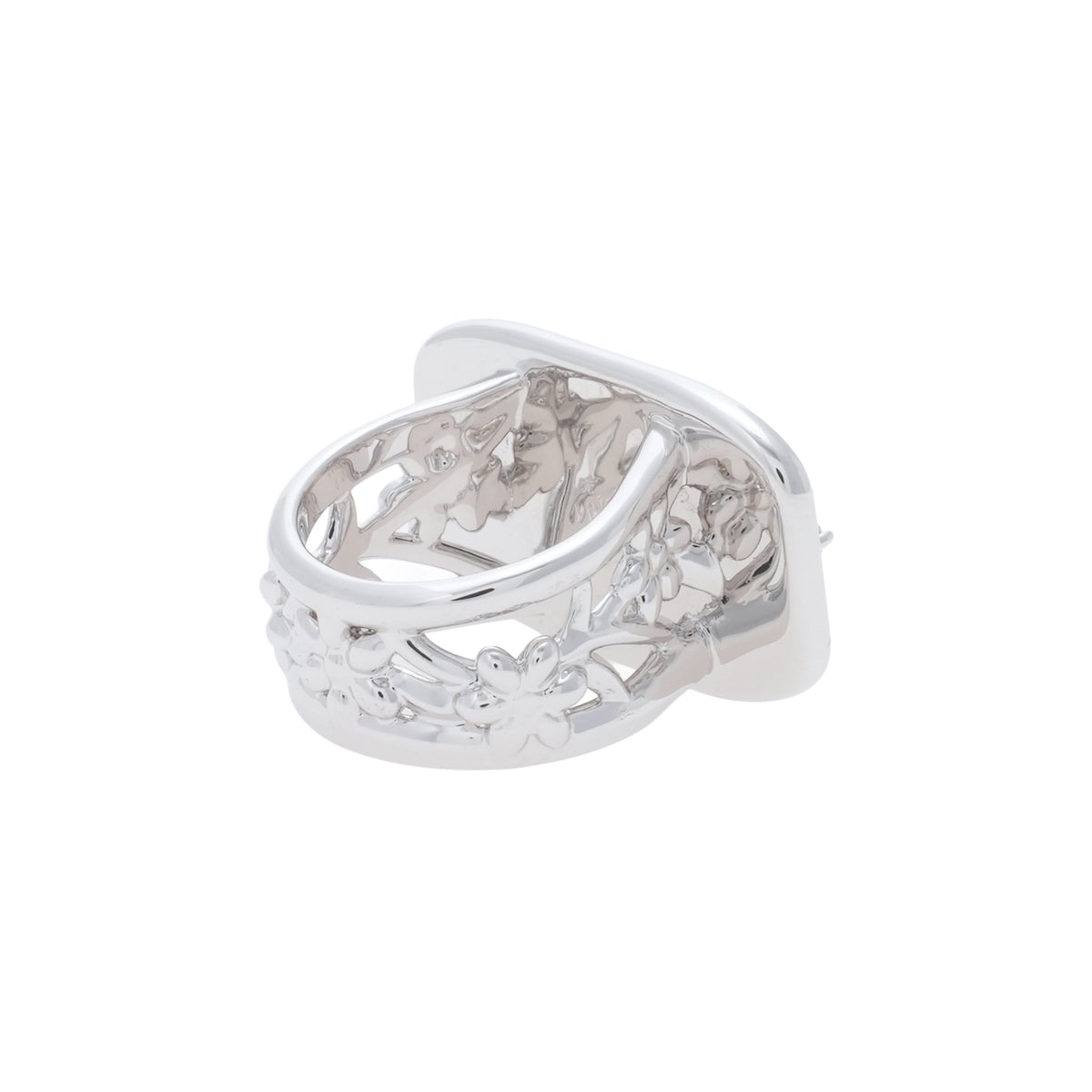 MIRROR BOWKNOT RING / TRANSPARENT