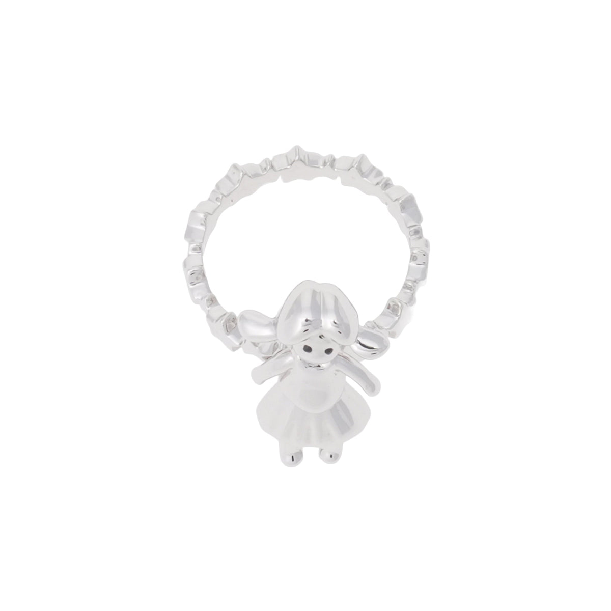 MINI GIRL RING / WHITE