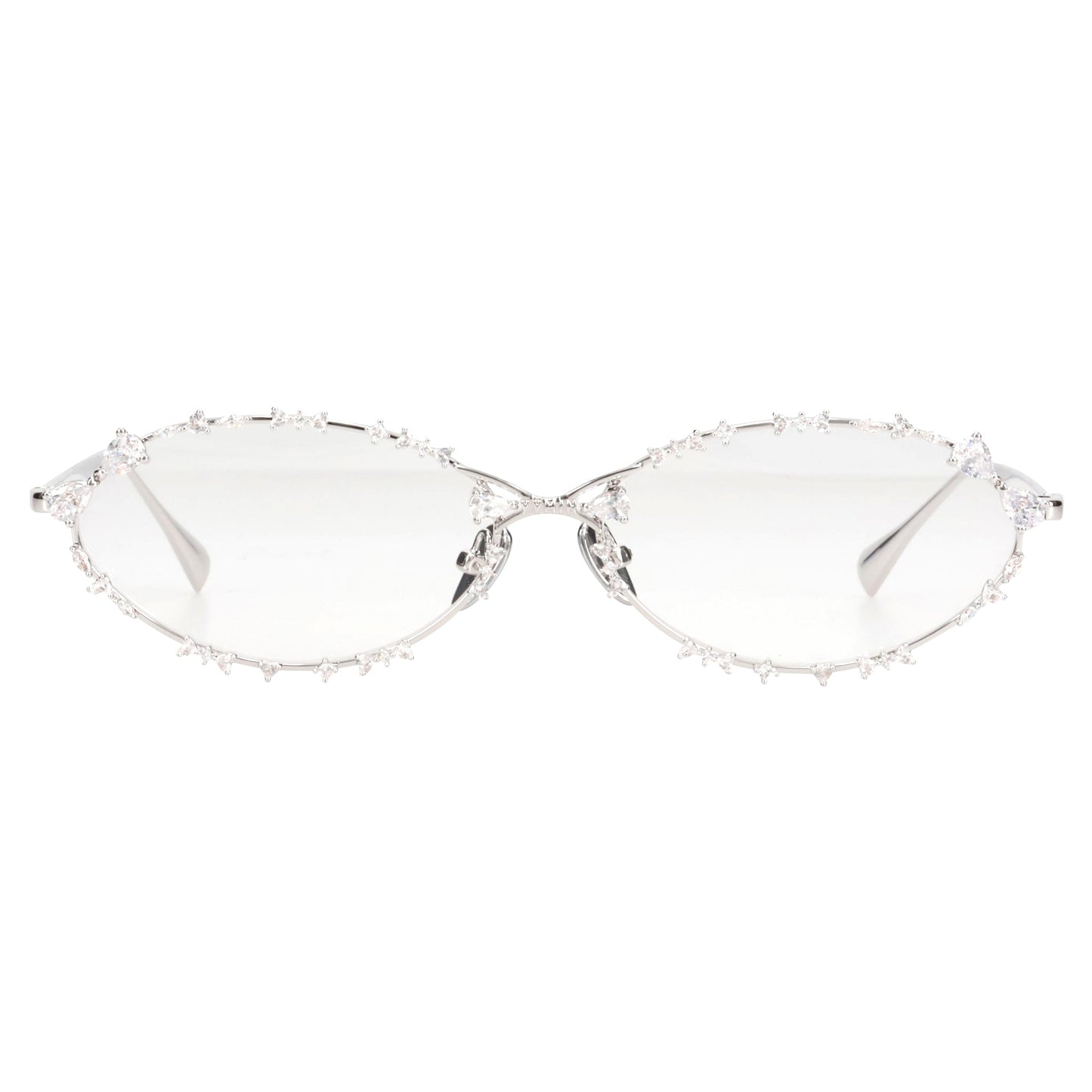 GEMSTONE PATCH UP GLASSES / SILVER